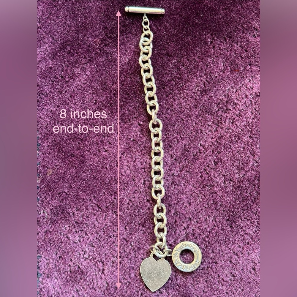 ❌SOLD❌ Return to Tiffany Heart Tag Toggle Bracelet
in Silver 8” - Picture 6 of 6